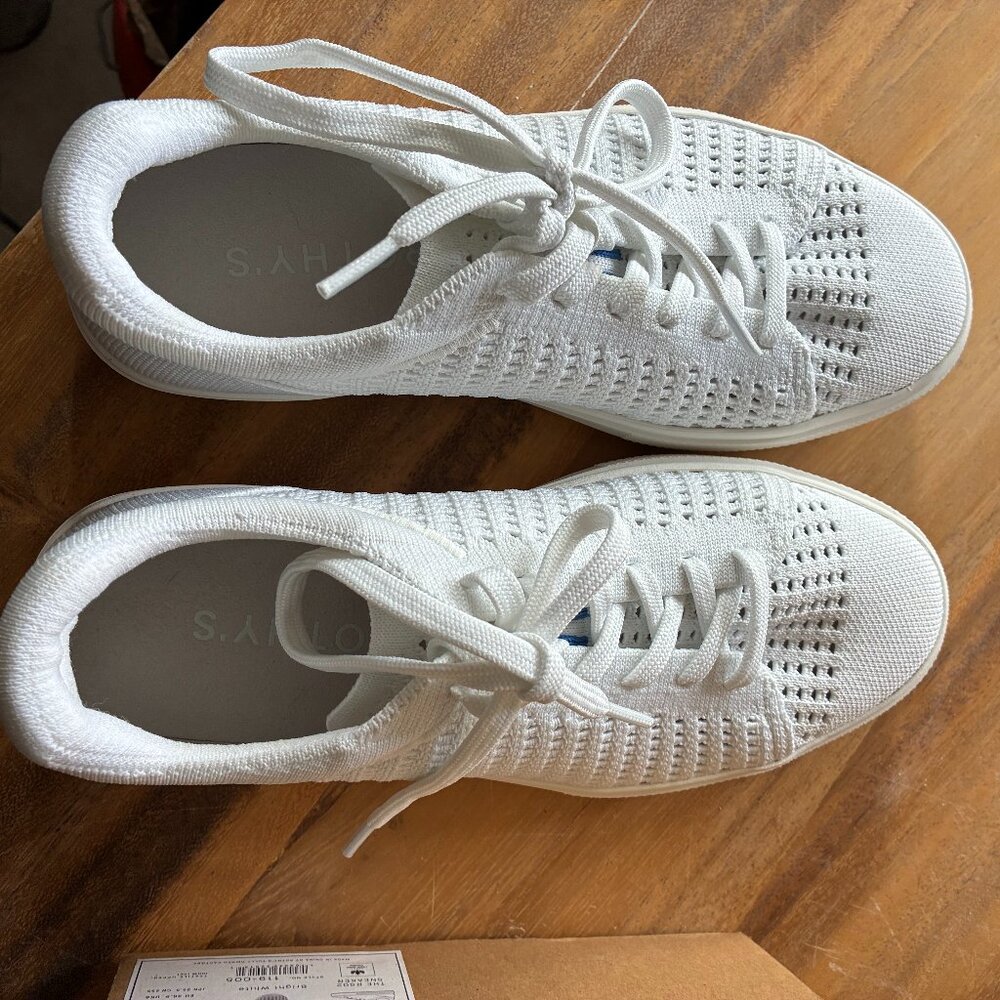 Rothy's The Women's RS02 Sneaker - Bright White Size 8.5